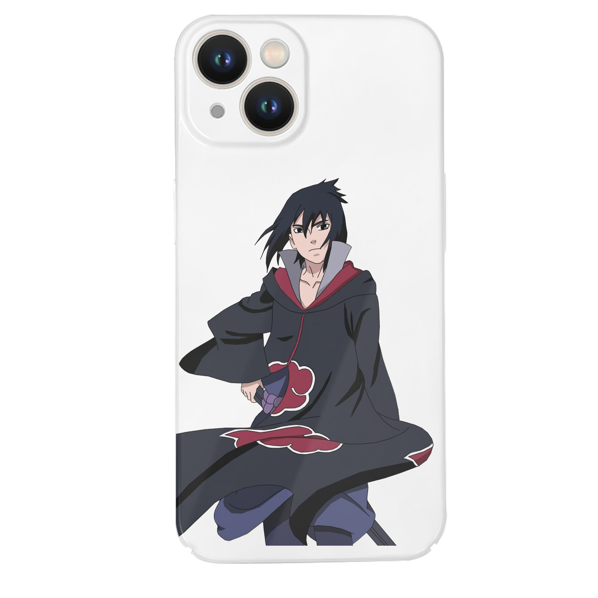 （画像用） NARUTO -ナルト- うちは サスケ Uchiha Sasuke 【iPhone 14シリーズ対応】ハードケース